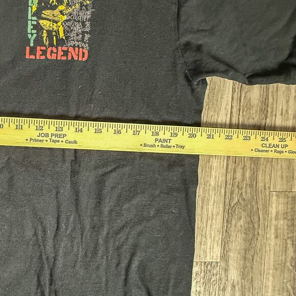 Bob Marley Legend Graphic T-Shirt, Vintage Style, Crazy Shirts Label, Black - Picture 7 of 7